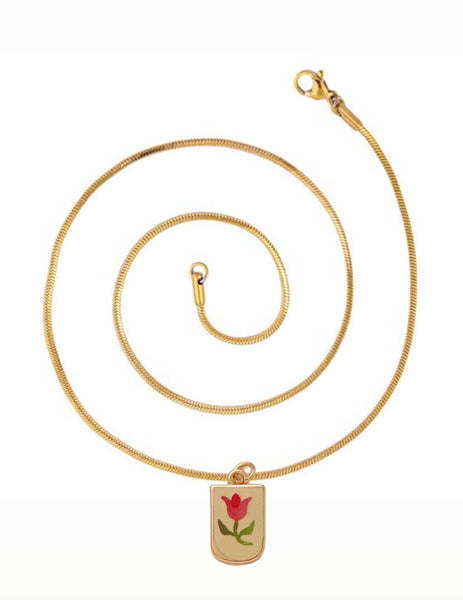 Collana Love Little Italy retro’ Flower vari disegni