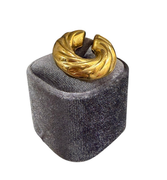 Mono earcuff big donuts Ambra due varianti colore