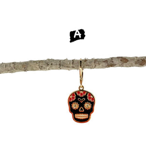 Mono orecchino principessa glam remedios calavera skull