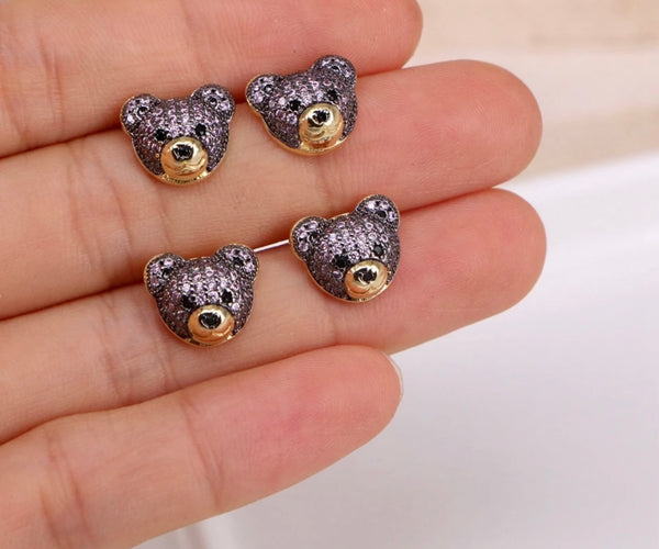 Mono orecchino lobo teddy bear orsacchiotto