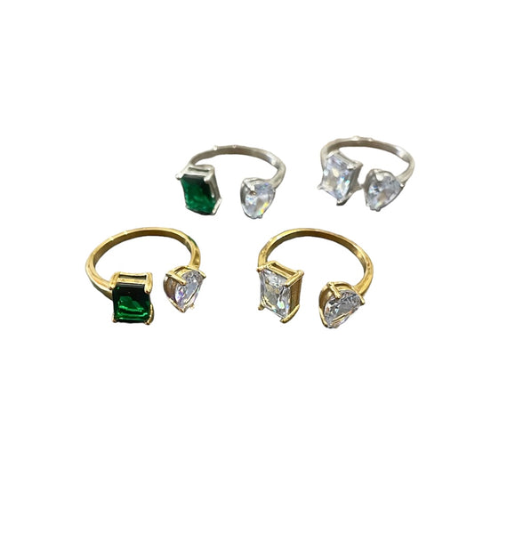 Anello regolabile due punti luce