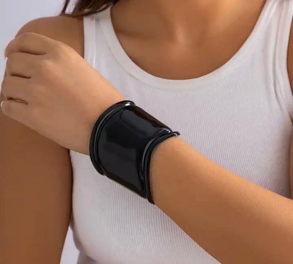 Bracciale polsino manetta onda cinque  varianti colore modello alto
