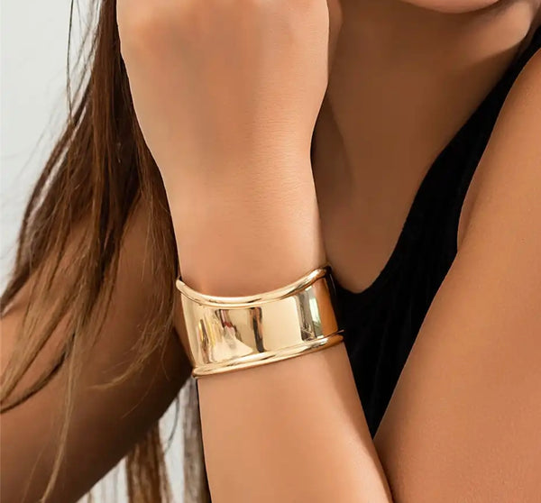 Bracciale manetta polsino onda modello basso