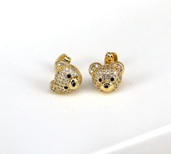 Mono orecchino lobo teddy bear orsacchiotto