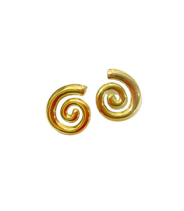 Coppia orecchini spirale due varianti colore