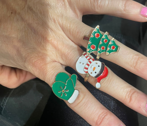 Anello Christmas Edition varie forme Natale