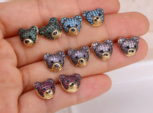 Mono orecchino lobo teddy bear orsacchiotto