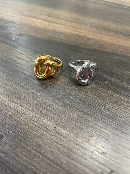 Anello regolabile nodo di Eracle   due varianti colore