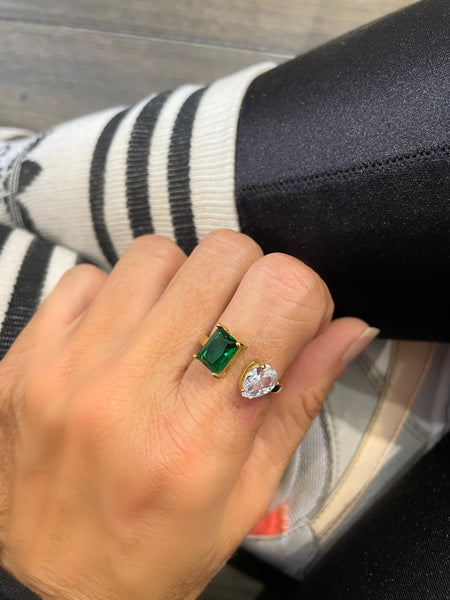 Anello regolabile due punti luce