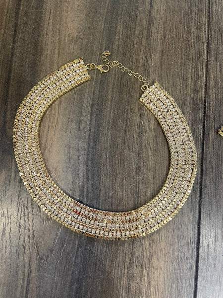 Collana lux crystal due varianti colore