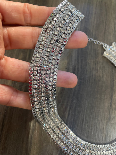 Collana lux crystal due varianti colore