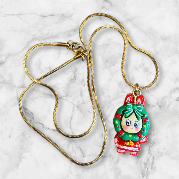 Collana  labubu Christmas edition Natale vari sogetti