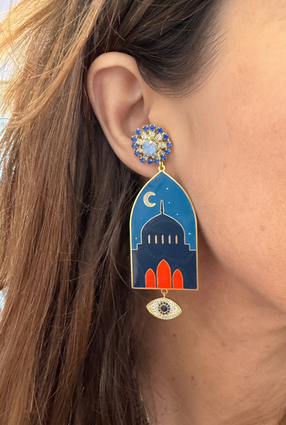 Coppia Orecchini Principessa Glam Mun Minareto
