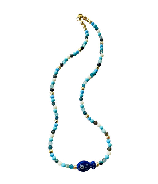 Collana pesciolino portafortuna