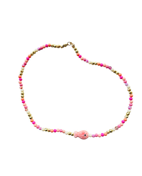 Collana pesciolino portafortuna