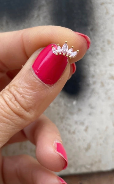 Mono piercing orecchino argento 925