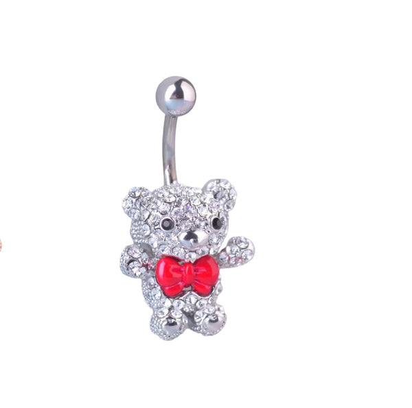 Piercing ombelico teddy bear orsacchiotto