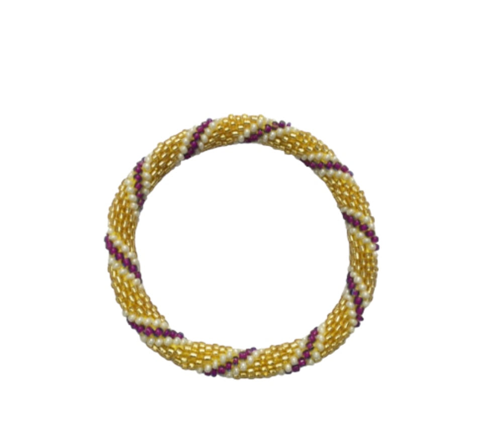 Bracciale Rollon Nepal gold multi