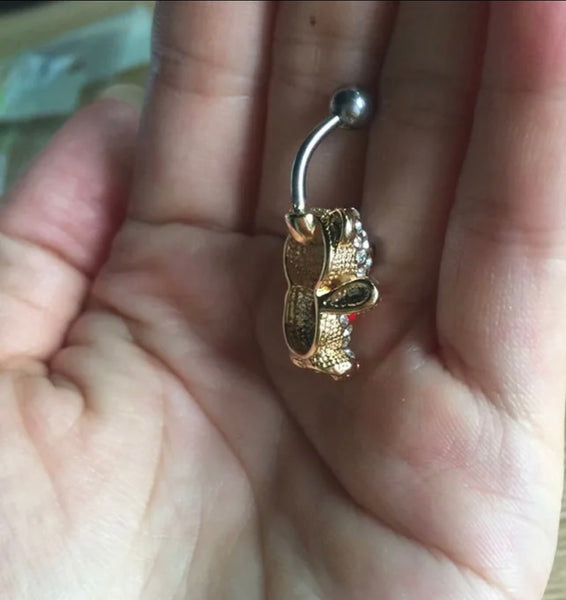 Piercing ombelico teddy bear orsacchiotto