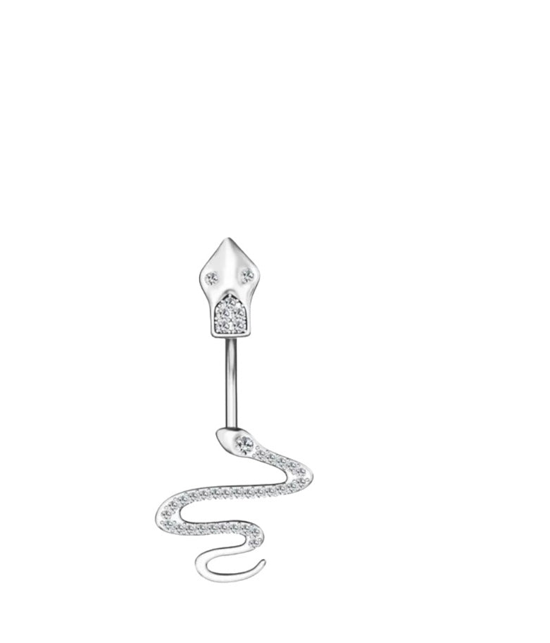 Piercing ombelico serpente