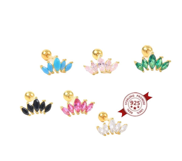 Mono piercing orecchino argento 925