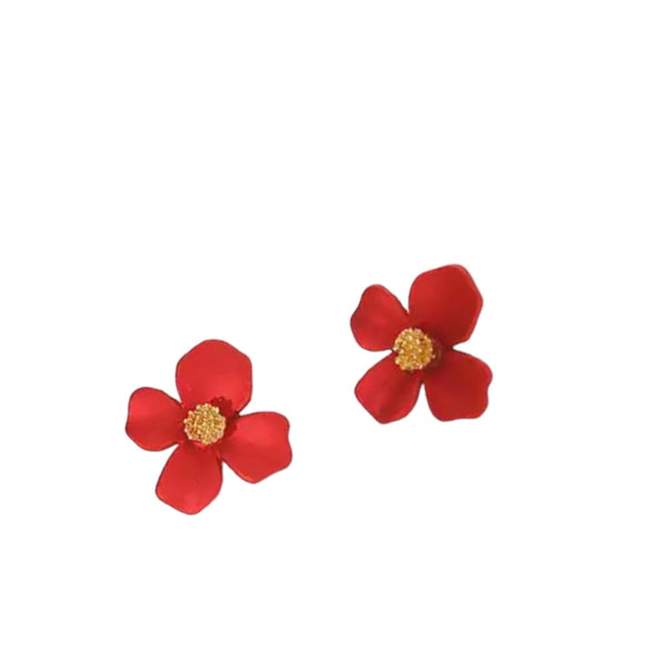 Coppia orecchini fiorellino fiordaliso  argento 925