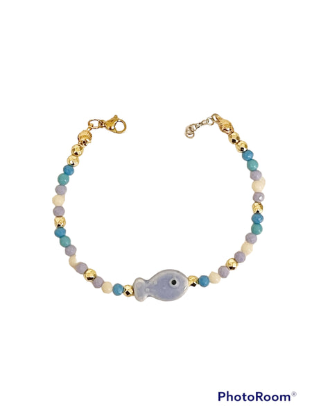 Collana pesciolino portafortuna