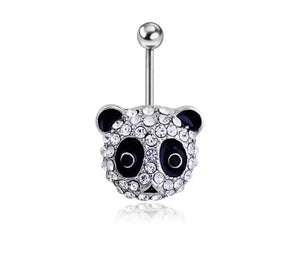 Piercing ombelico panda