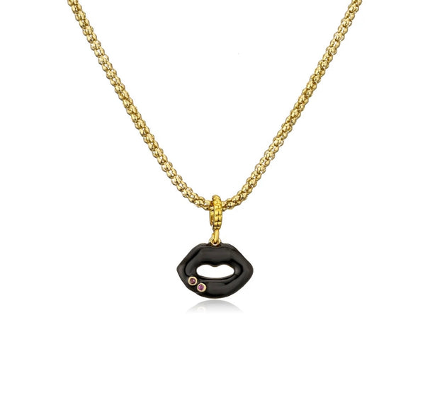 Collana kiss me con punti luce
