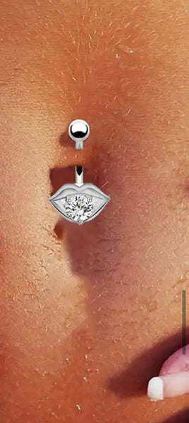 Piercing ombelico kissme punto luce