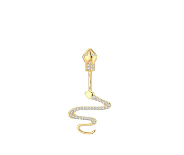 Piercing ombelico serpente