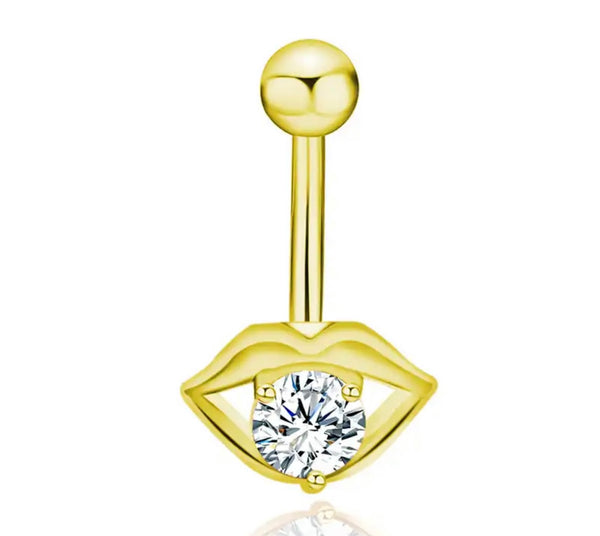 Piercing ombelico kissme punto luce