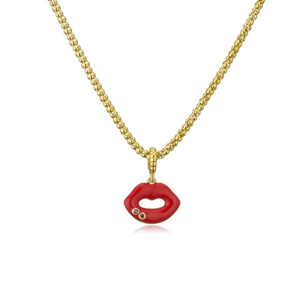 Collana kiss me con punti luce