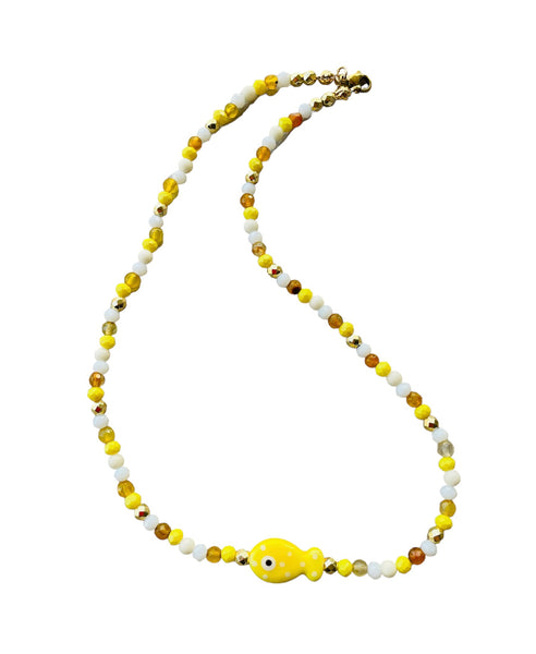 Collana pesciolino portafortuna