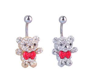 Piercing ombelico teddy bear orsacchiotto