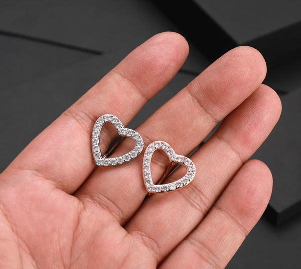 Piercing ombelico crystal cuore piatto