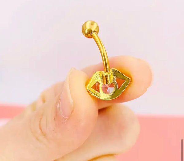 Piercing ombelico kissme punto luce