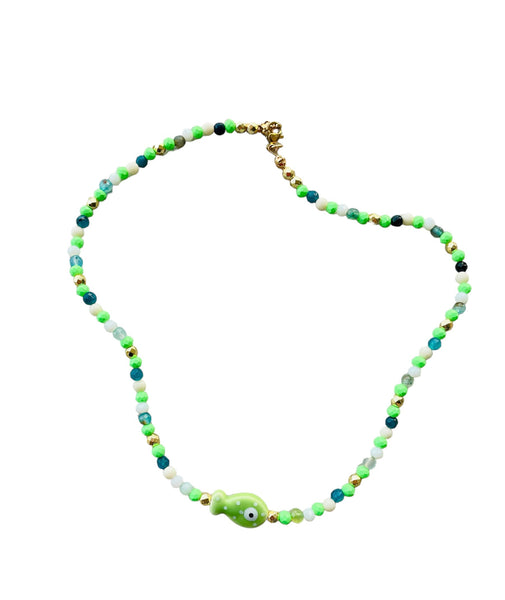 Collana pesciolino portafortuna