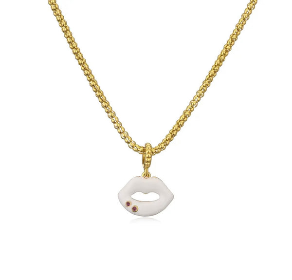 Collana kiss me con punti luce