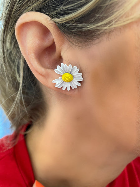 Coppia orecchini Margherita argento 925