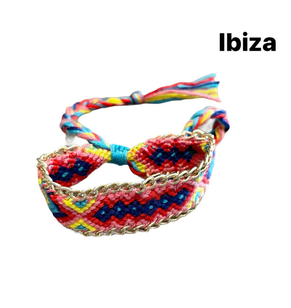Bracciale cavigliera friendship con catena groumette