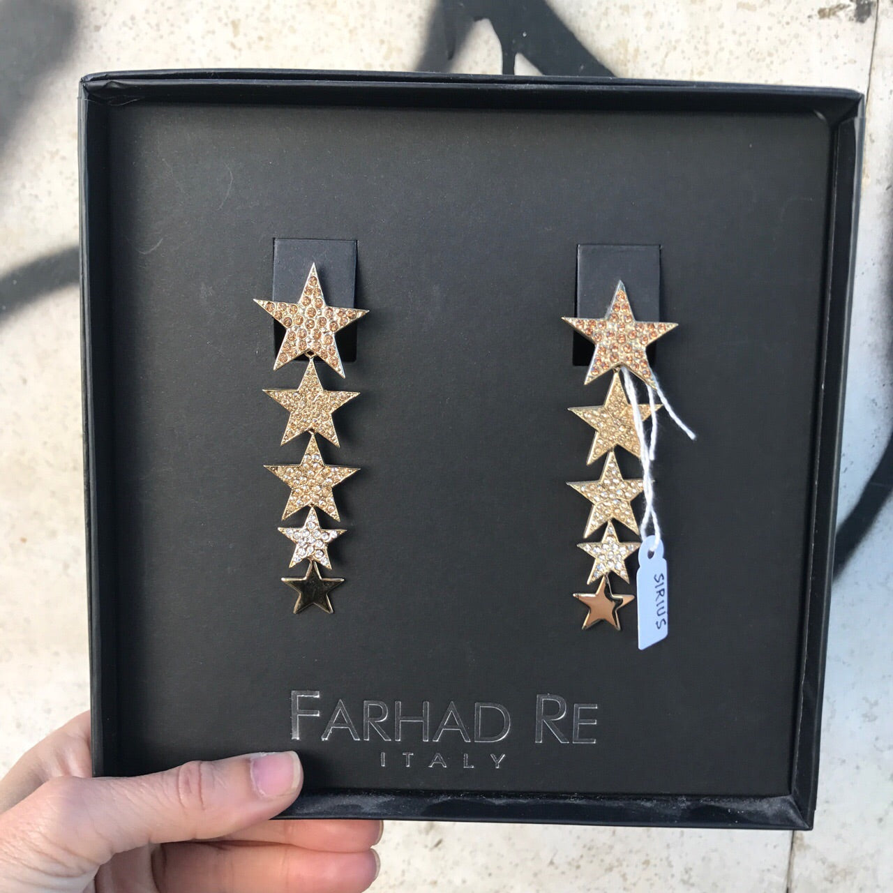 Orecchini stelle farhad re