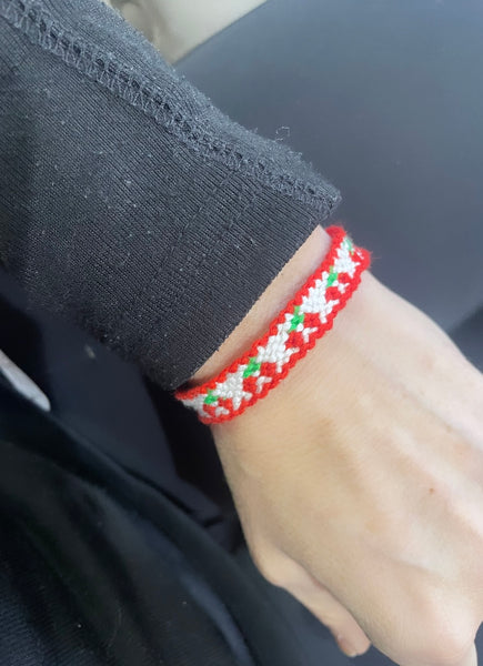 Bracciale cavigliera friendship ciliegie vari colori