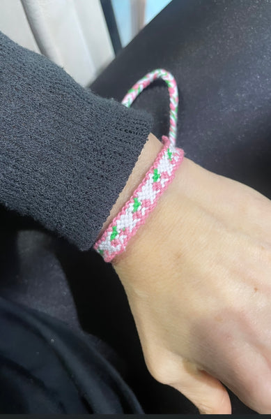 Bracciale cavigliera friendship ciliegie vari colori