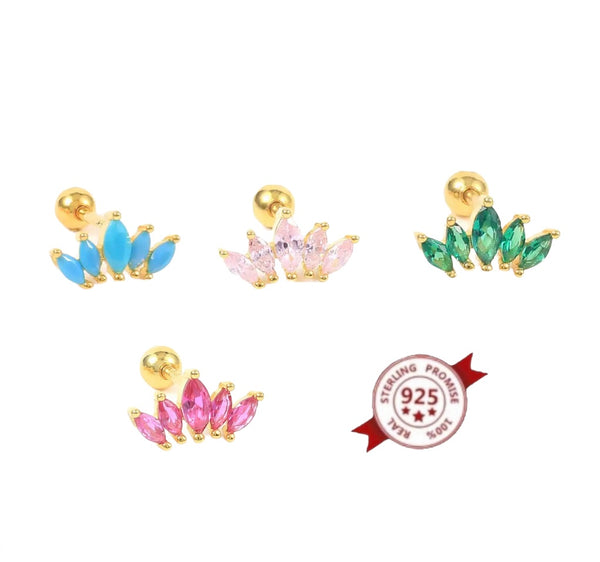 Mono piercing orecchino argento 925