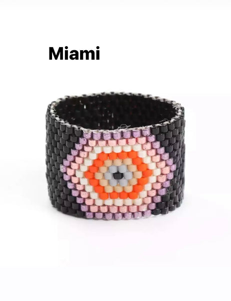 Anello perline miuky vari colori