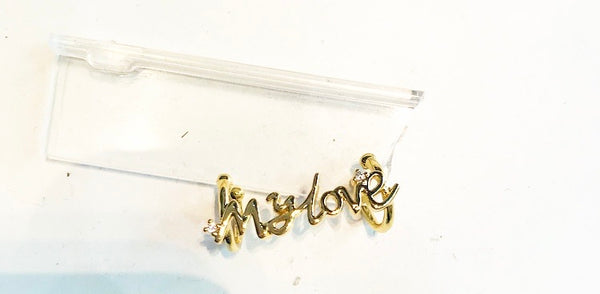 Mono earcuff frase my love