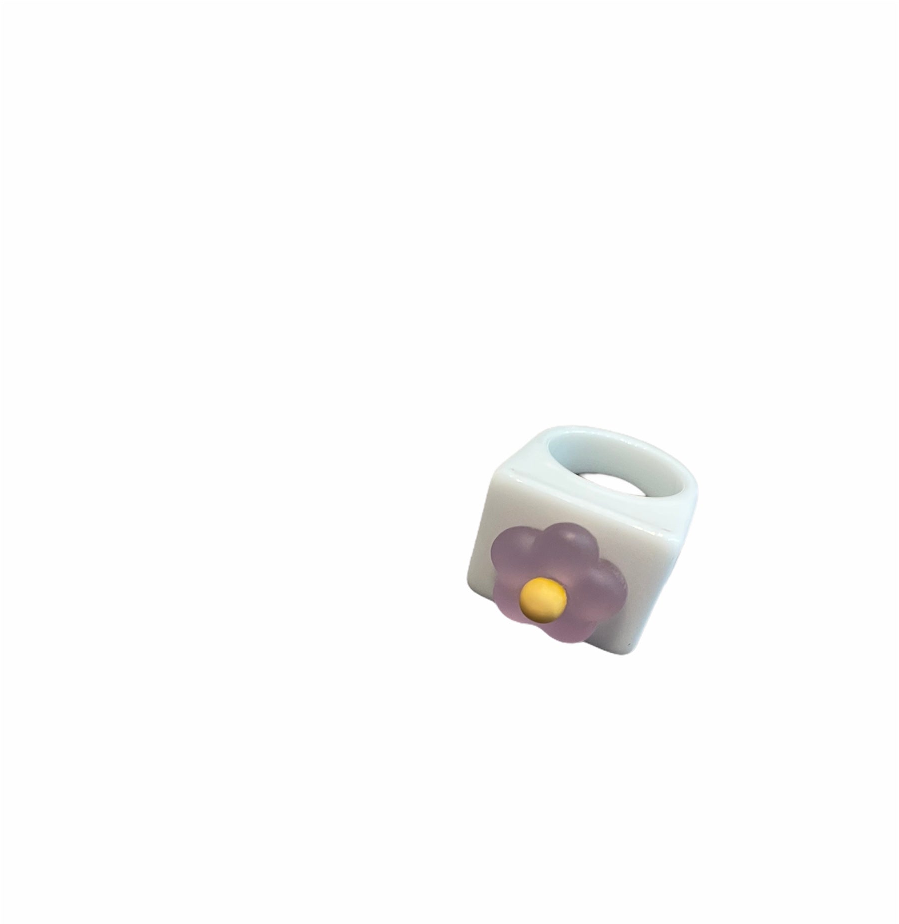 Anello resina fiore l’anello sceglie dove andare