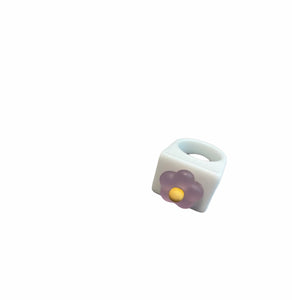 Anello resina fiore l’anello sceglie dove andare