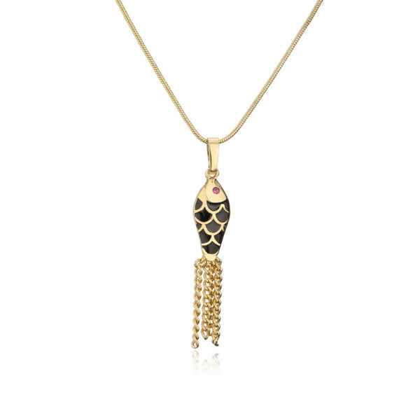 Collana pesciolino portafortuna carpa koi